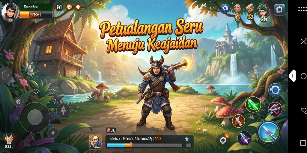 Tampilan gameplay 33L yang menawan saat menjelajahi dunia petualangan.