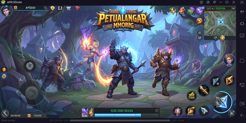 Tangkapan layar gameplay API5000 menampilkan aksi pertarungan penuh strategi.
